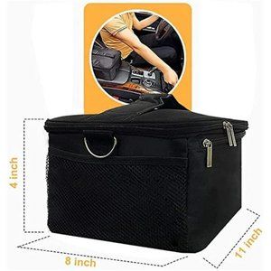 Portable Oven 12V Plug Food Warmer Heater Lunch Box ,Black